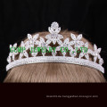 Blumen-Entwurf Rhinestone-Tiara-Art- und Weiseentwurfs-Krone